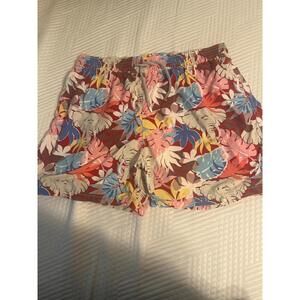 Vilebrequin 3XL Floral/Moped‎ Mens Swimming Shorts Trunks Drawstring Elephant